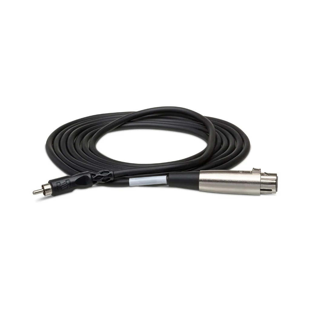 Hosa Technology XLR3F to RCA Unbalanced Interconnect Cable 10ft