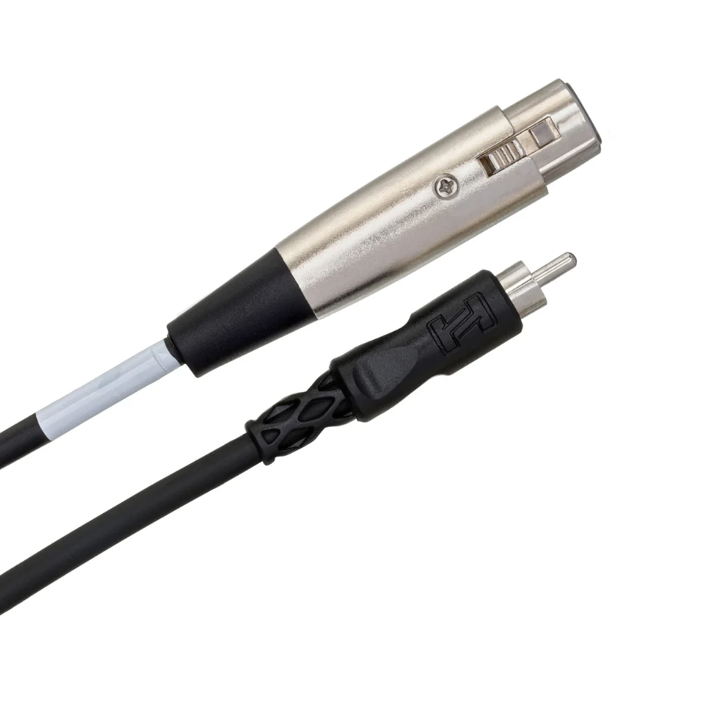 Hosa Technology XLR3F to RCA Unbalanced Interconnect Cable 10ft - Image 2