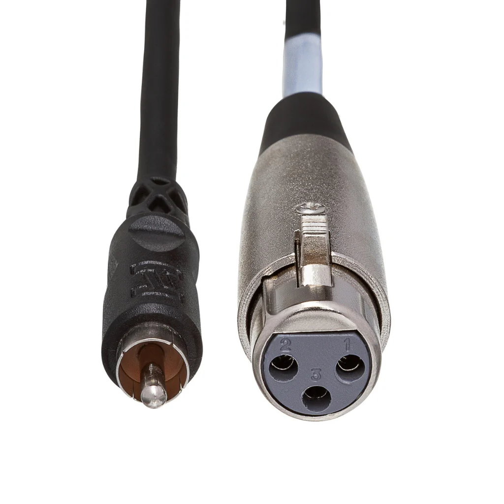 Hosa Technology XLR3F to RCA Unbalanced Interconnect Cable 15ft - Image 3