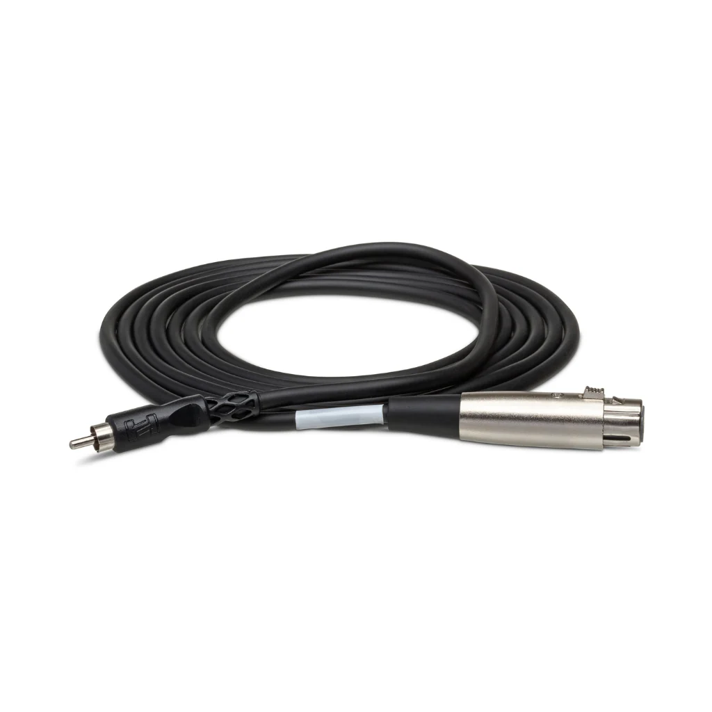 Hosa Technology XLR3F to RCA Unbalanced Interconnect Cable 3ft