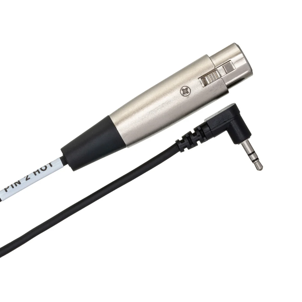 Hosa Technology XLR3F to Right-angle XLR3M Balanced Interconnect Cable 1.5ft - Image 2