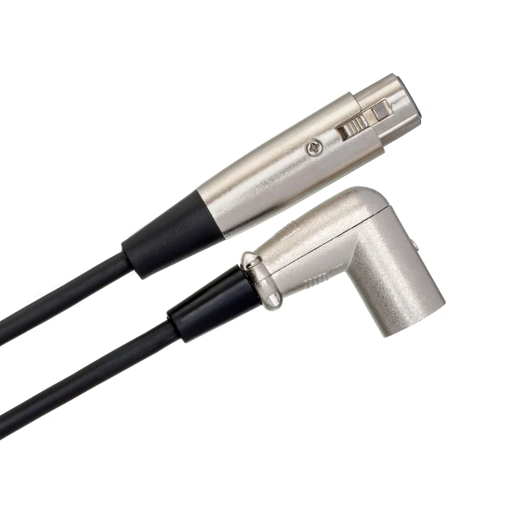 Hosa Technology XLR3F to Right-angle XLR3M Balanced Interconnect Cable 15ft - Image 2
