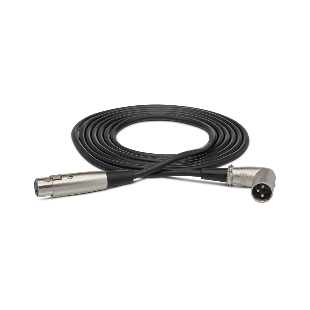 Hosa Technology XLR3F to Right-angle XLR3M Balanced Interconnect Cable 25ft
