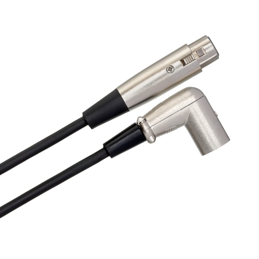 Hosa Technology XLR3F to Right-angle XLR3M Balanced Interconnect Cable 25ft - Image 2