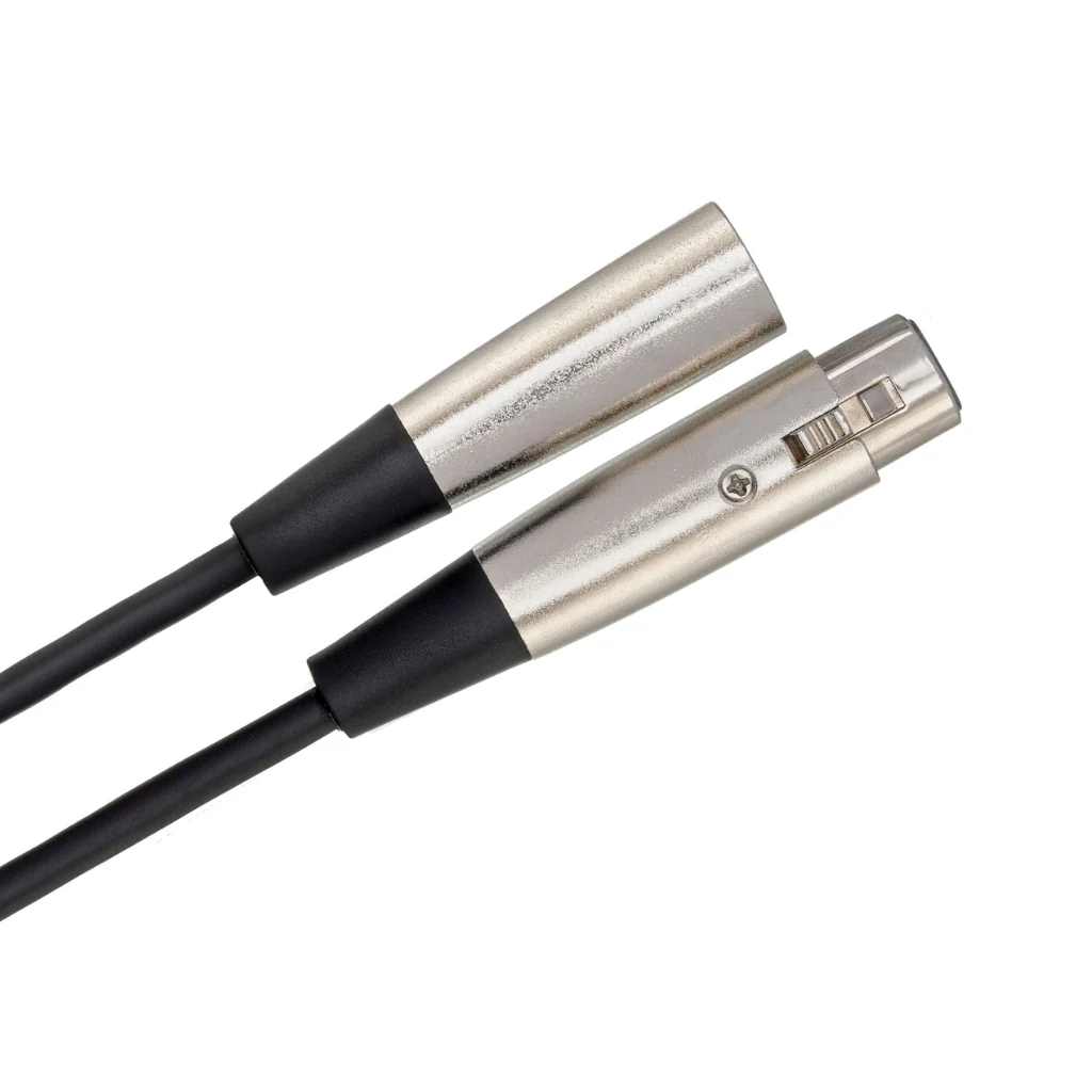 Hosa Technology XLR3F to XLR3M Balanced Interconnect Cable 2ft - Image 2