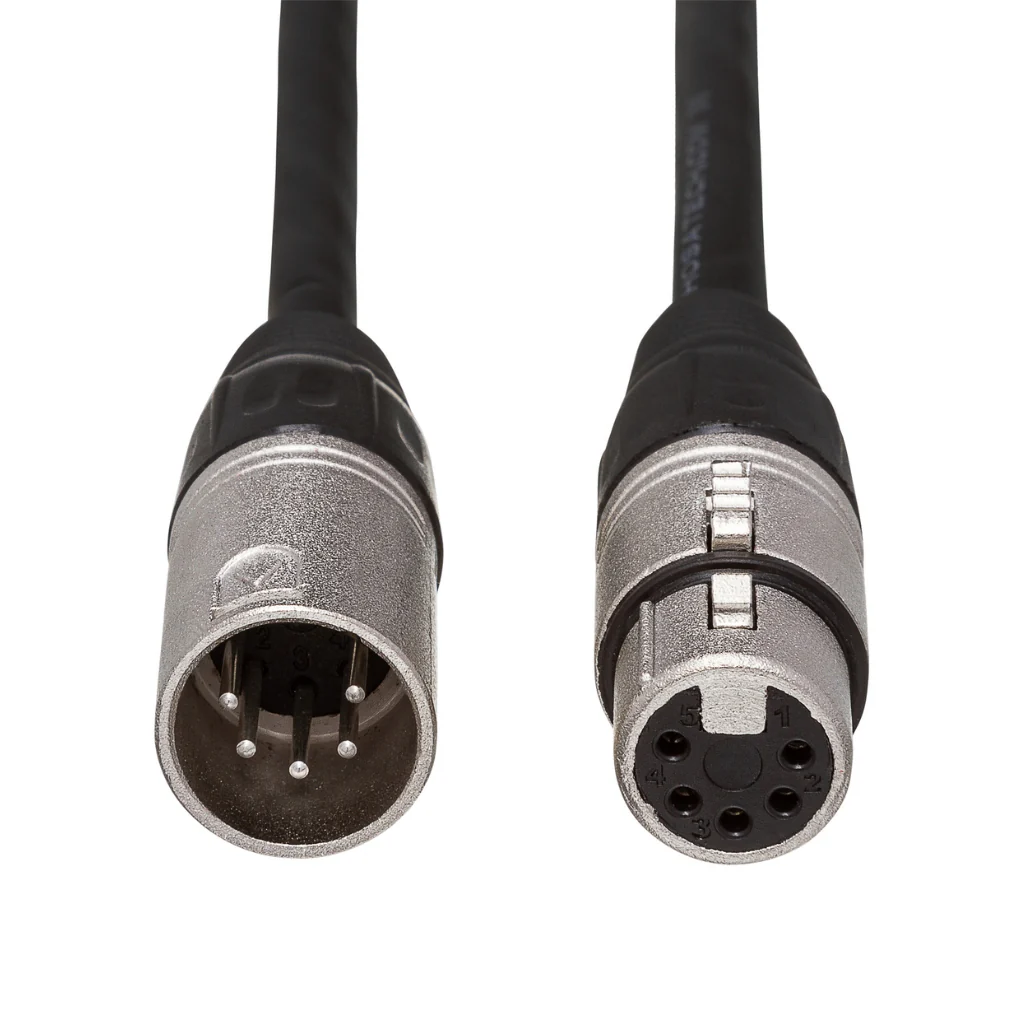 Hosa Technology XLR5M to XLR5F DMX512 Cable 10ft - Image 3