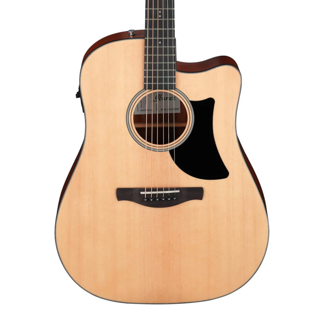 Ibanez AAD50CE Acoustic-Electric Guitar - Natural Low Gloss