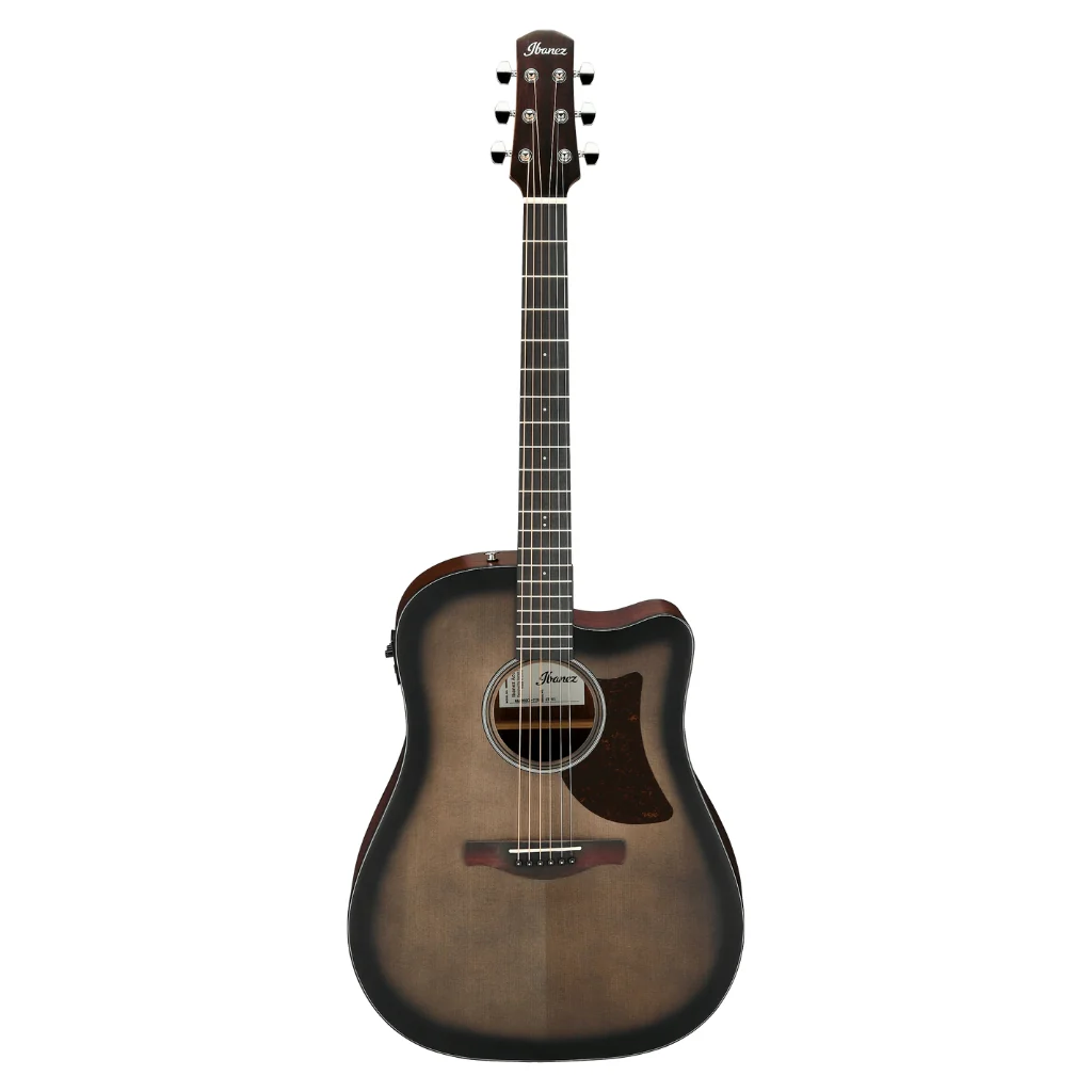 Ibanez AAD50CE Advanced Acoustic/Electric Guitar - Transparent Charcoal Burst Low Gloss - Image 2