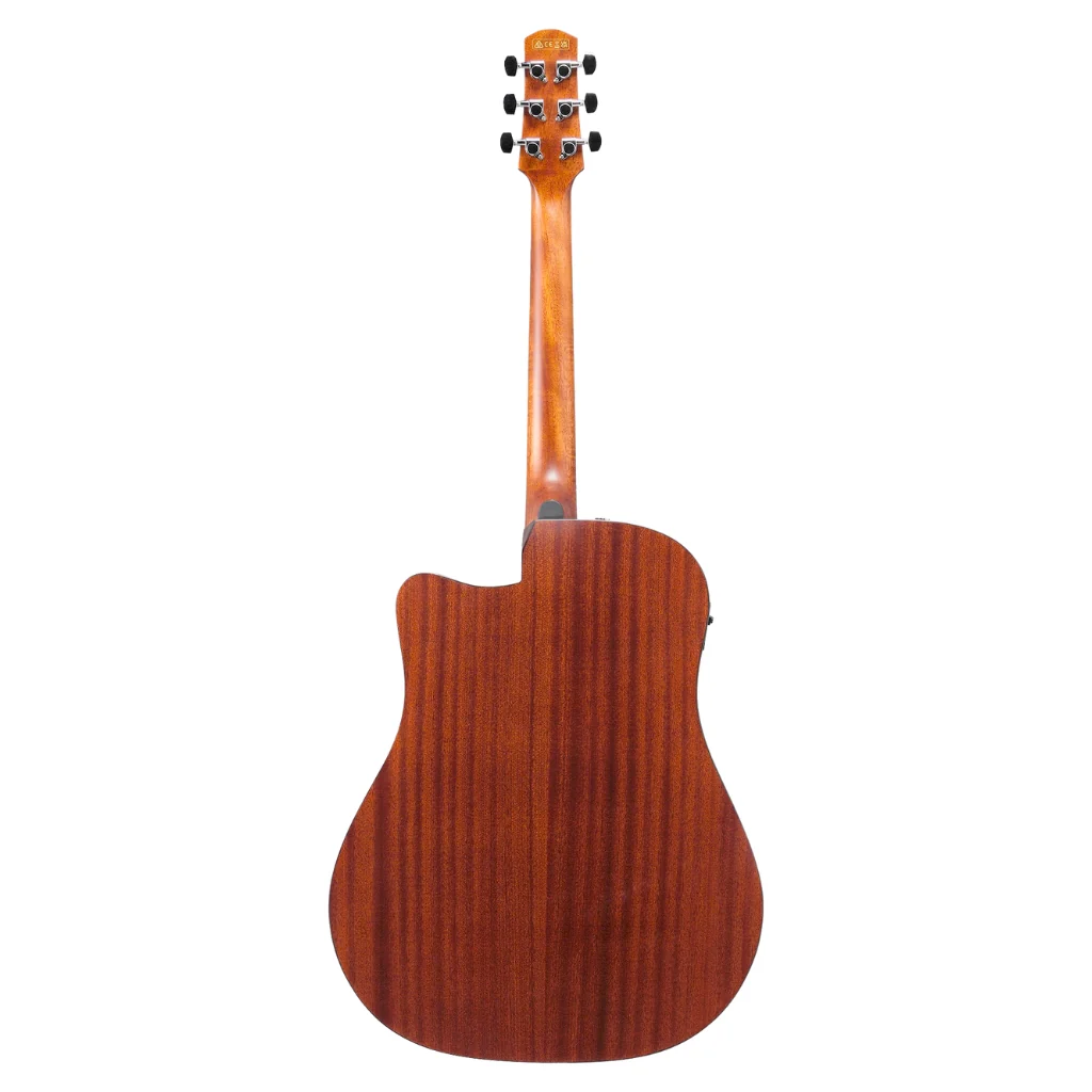 Ibanez AAD50CE Advanced Acoustic/Electric Guitar - Transparent Charcoal Burst Low Gloss - Image 3