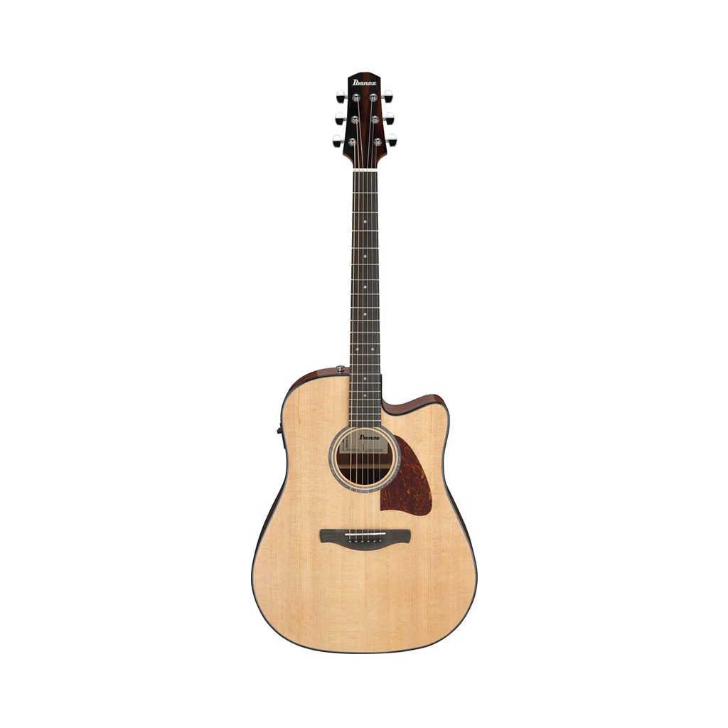 Ibanez AAD51CE Dreadnought Cutaway Acoustic Guitar w/Pickup - Natural High Gloss - Image 3