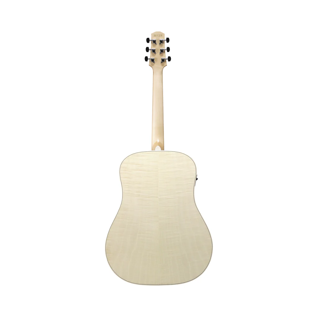 Ibanez AAD77M1E Dreadnought Acoustic Guitar w/Pickup - Open Pore Antique White - Image 4