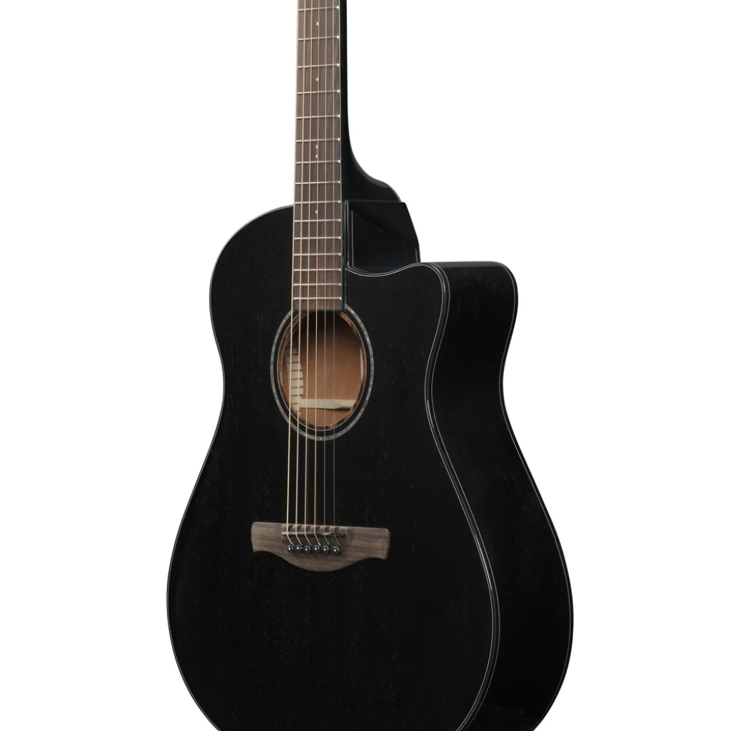 Ibanez AAM340CE Acoustic Guitar - Rustic Black High Gloss - Image 11