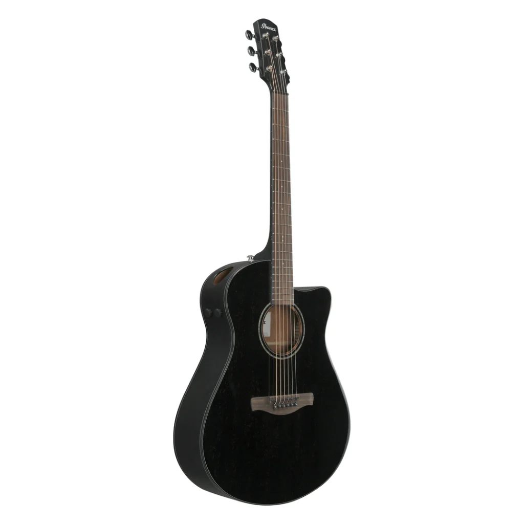 Ibanez AAM340CE Acoustic Guitar - Rustic Black High Gloss - Image 5