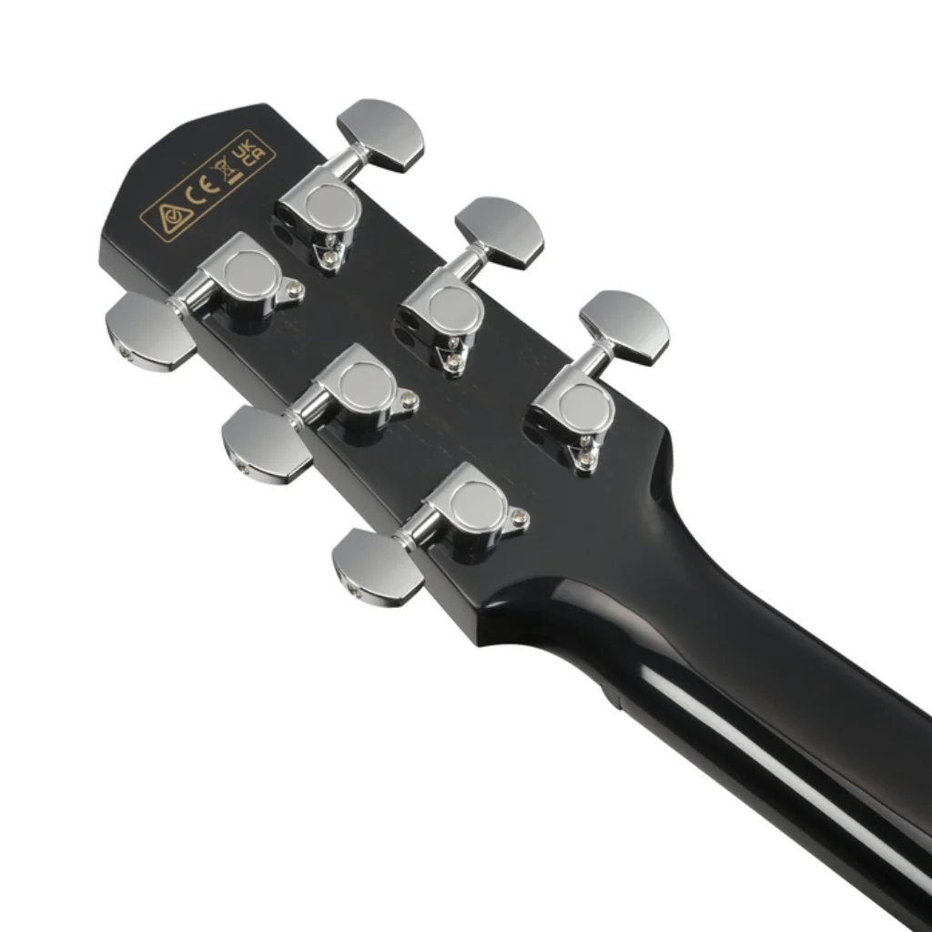 Ibanez AAM340CE Acoustic Guitar - Rustic Black High Gloss - Image 7