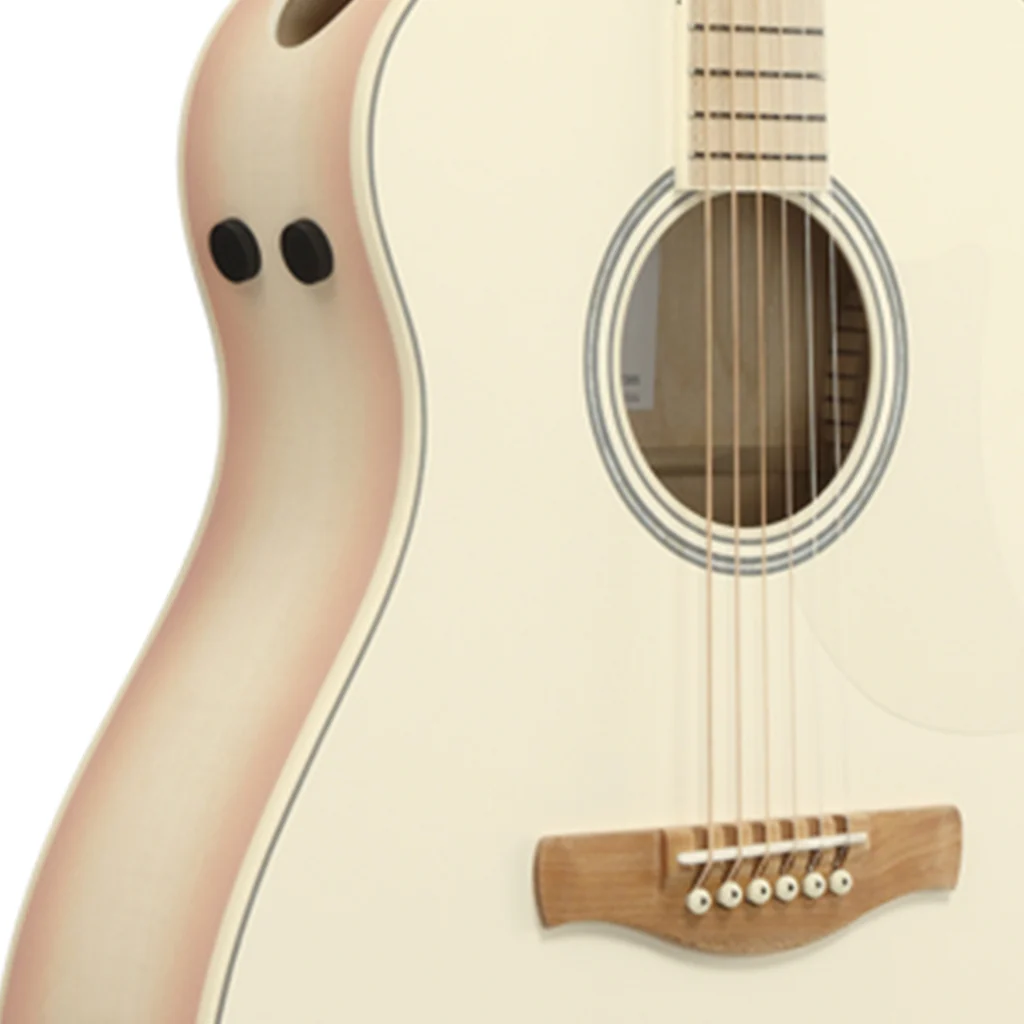 Ibanez AAM370M2E Auditorium Acoustic/Electric Guitar - Transparent Antique White Peach Fuzz Open Pore - Image 6