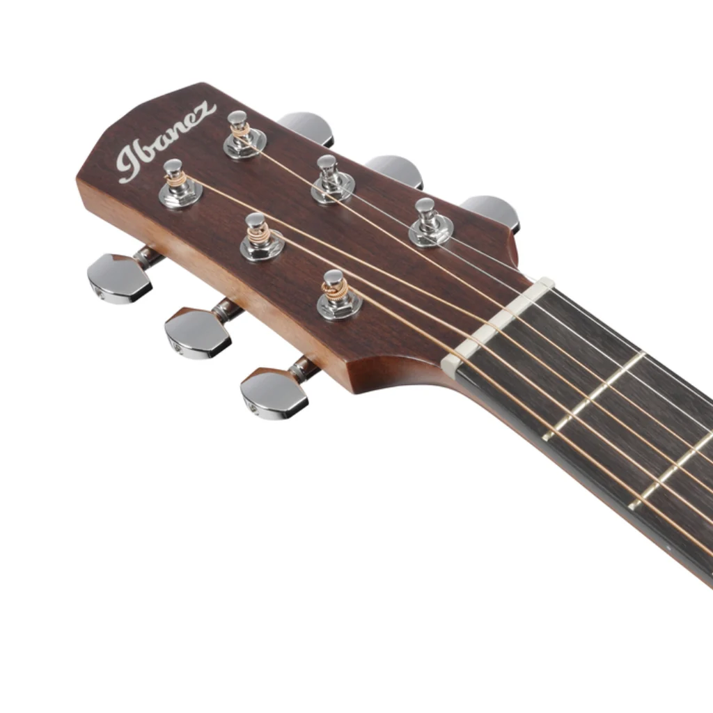 Ibanez AAM50CE Open Pore Top, Natural Open Pore Back and Sides Acoustic Guitar - Sapphire Blue Burst - Image 5