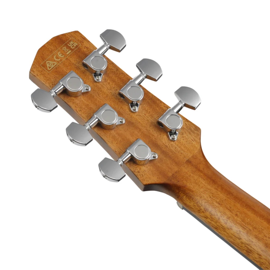 Ibanez AAM50CE Open Pore Top, Natural Open Pore Back and Sides Acoustic Guitar - Sapphire Blue Burst - Image 6