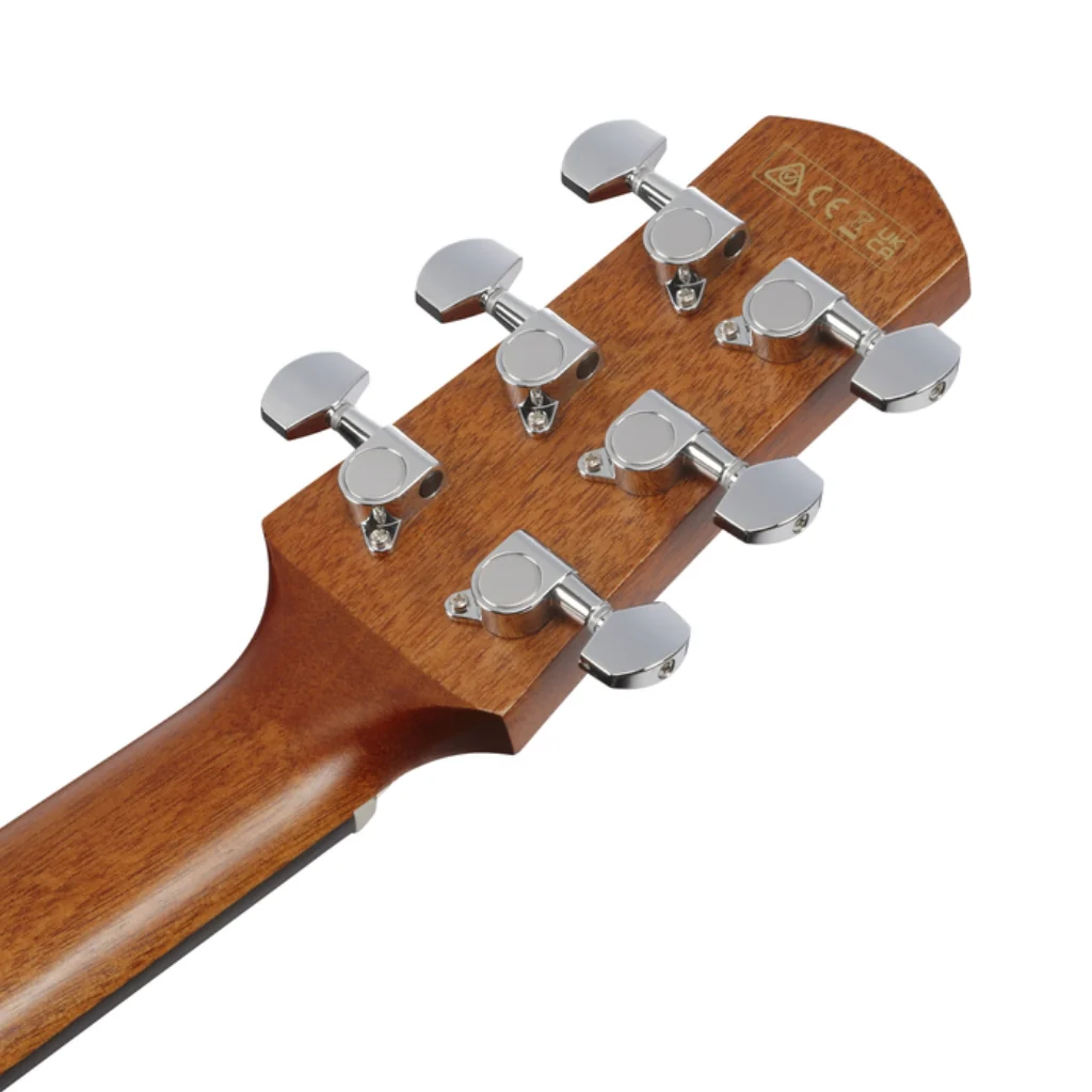 Ibanez AAM50LCE Left Handed Acoustic Guitar - Open Pore Light Brown Sunburst Top - Image 6