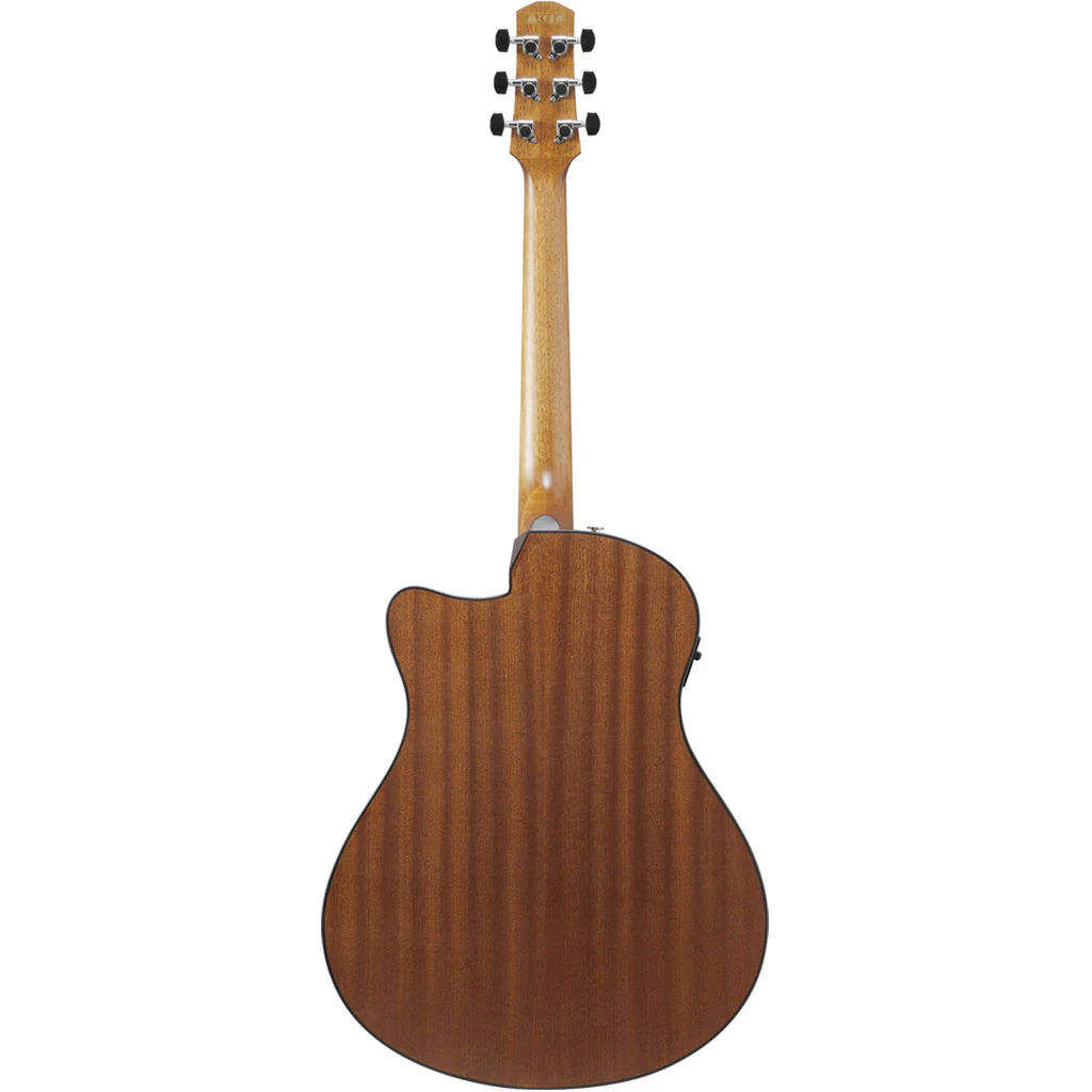Ibanez AAM54CEOPN Electro Acoustic Guitar Open Pore Natural - Image 3
