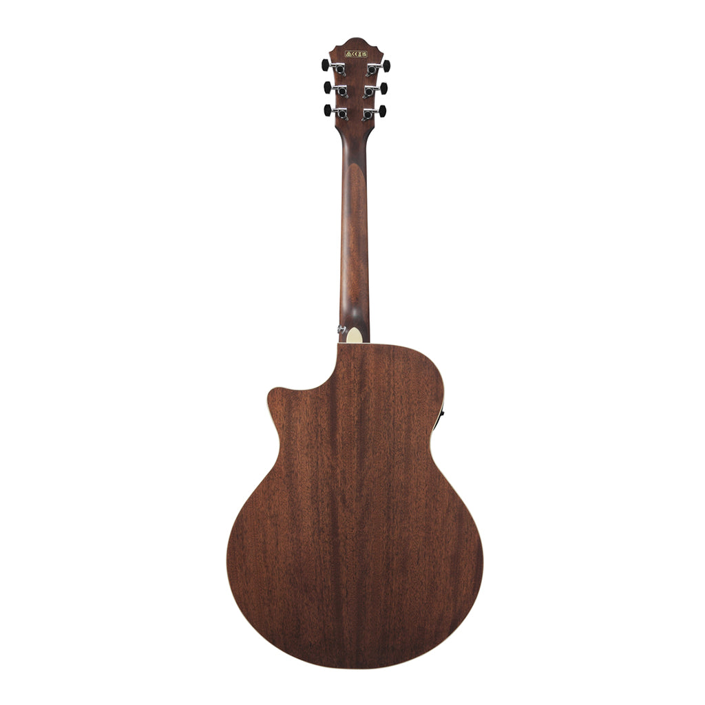 Ibanez AE100BUF Electro Acoustic Guitar Burgundy Flat - Image 3