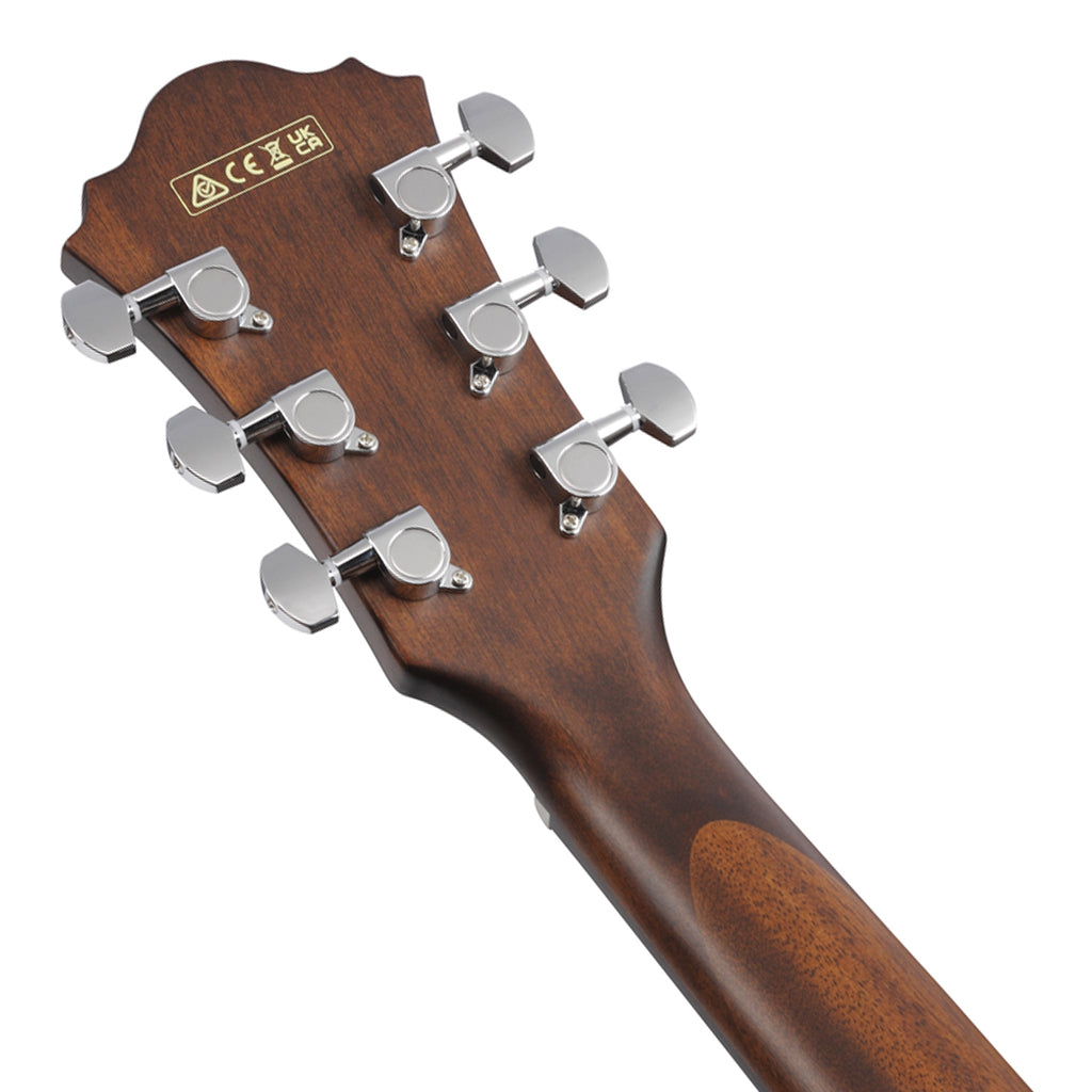 Ibanez AE100BUF Electro Acoustic Guitar Burgundy Flat - Image 5