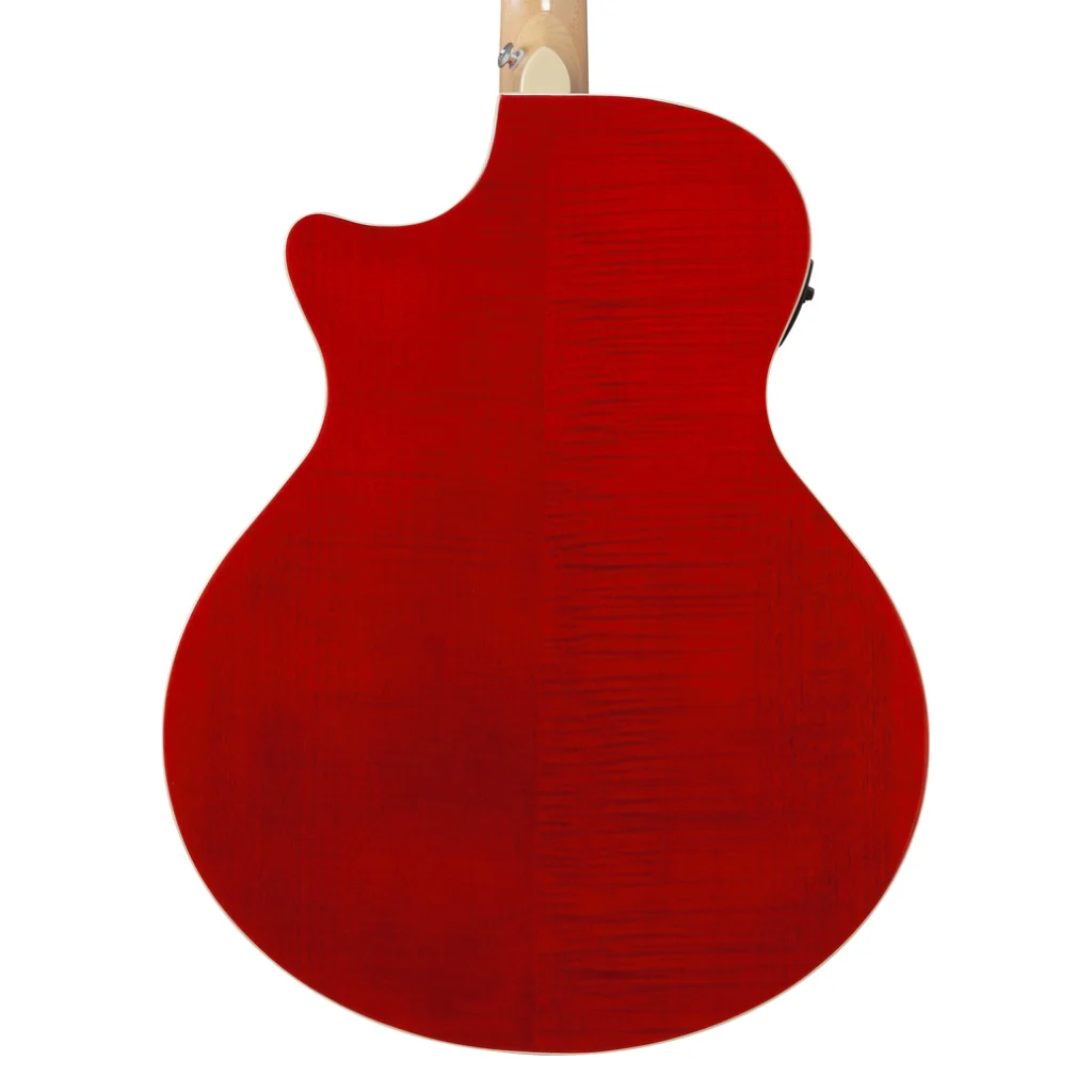 Ibanez AE170N Natural High Gloss Top Transparent Red High Gloss Back and Sides Acoustic Guitar - Image 2