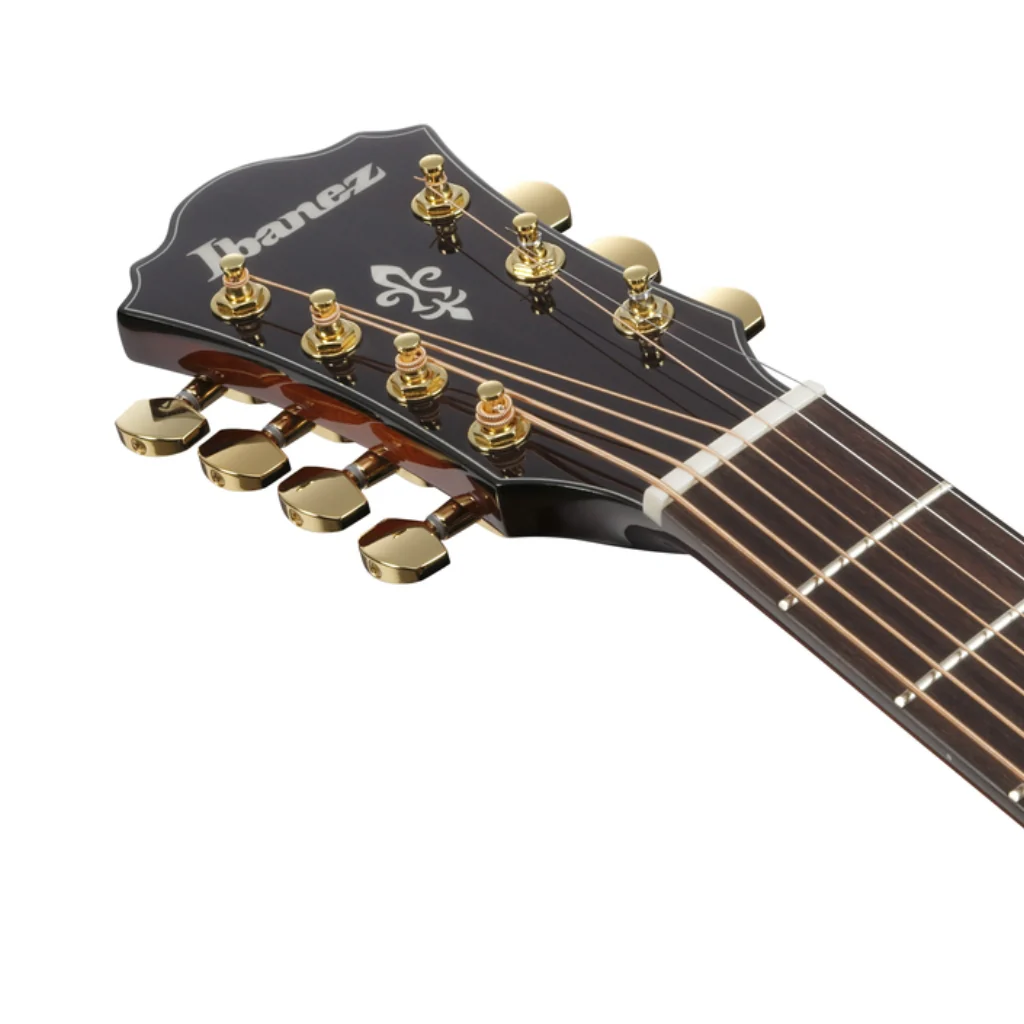 Ibanez AE3007FMH 7-String Acoustic Guitar - Tobacco Edge Burst High Gloss - Image 6