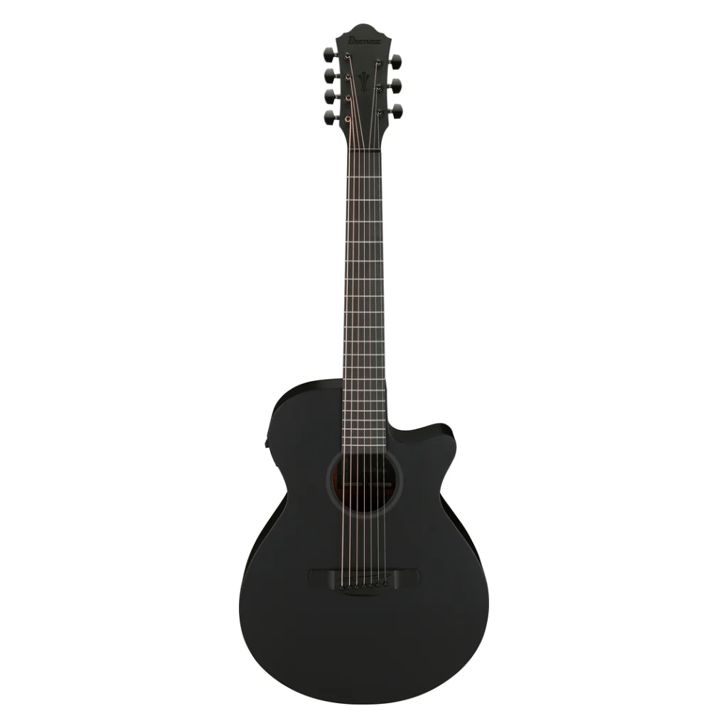 Ibanez AEG721 7-Strings Acoustic Guitar - Black Out - Image 5