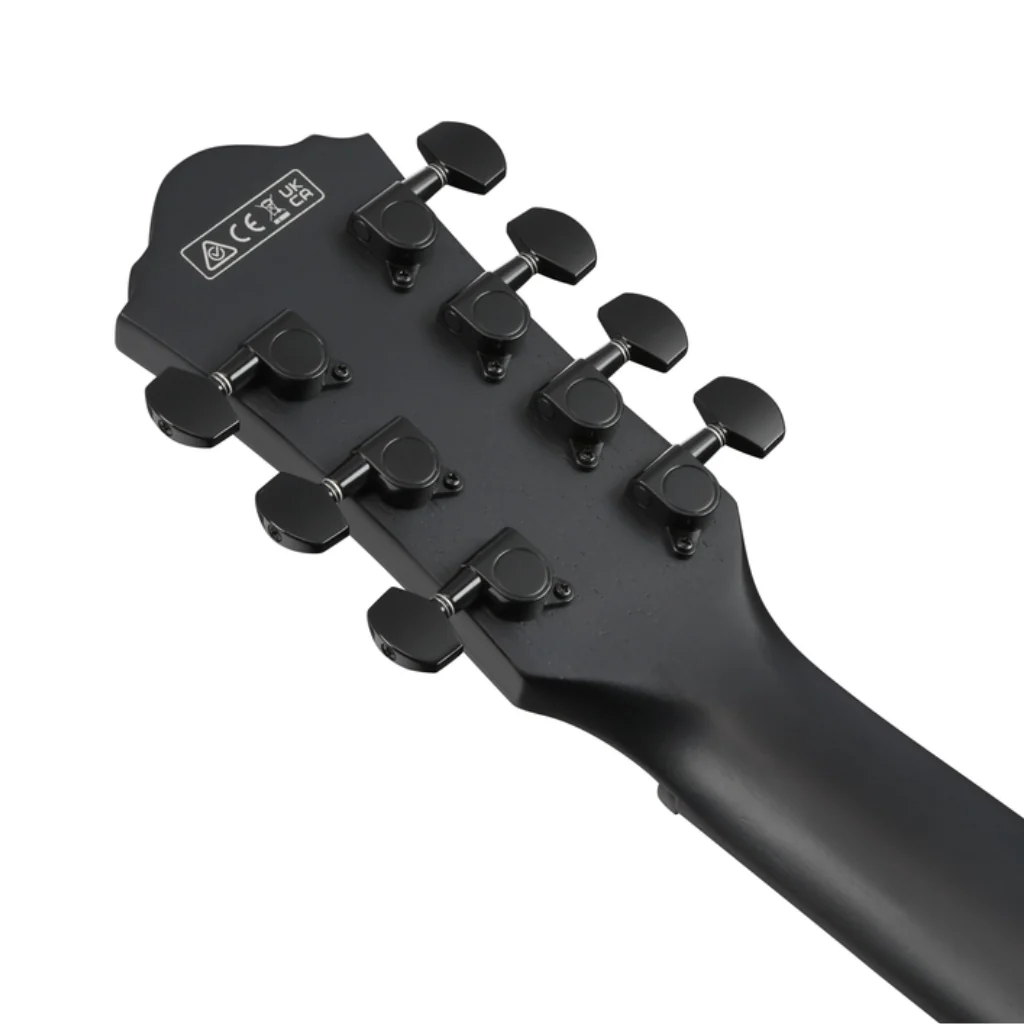 Ibanez AEG721 7-Strings Acoustic Guitar - Black Out - Image 9