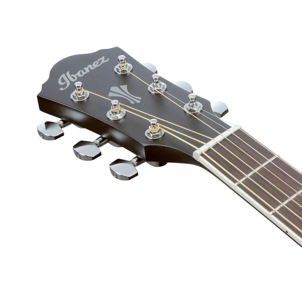 Ibanez AEG7MH Acoustic Guitar - Weatherd Black Open Pore - Image 4