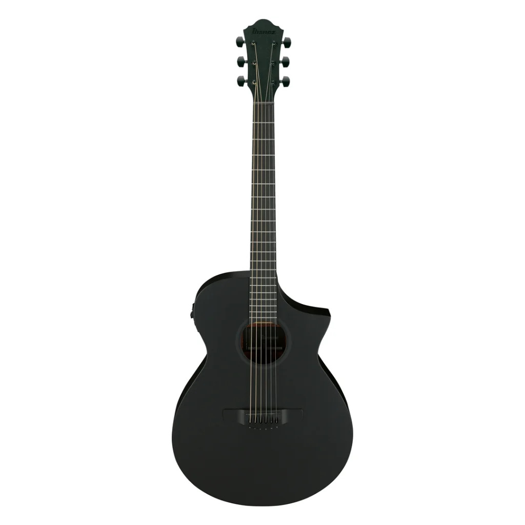 Ibanez AEWC621 Acoustic Guitar - Black Out - Image 3