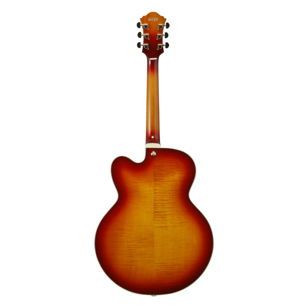 Ibanez AF115 Electric Guitar - Aged Whiskey Burst - Image 4