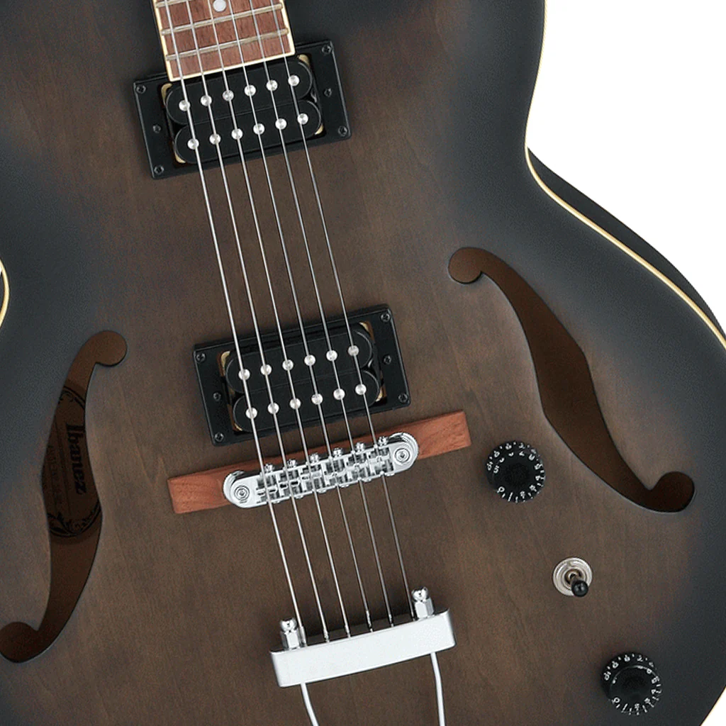 Ibanez AF55 - Transparent Black Flat - Image 4