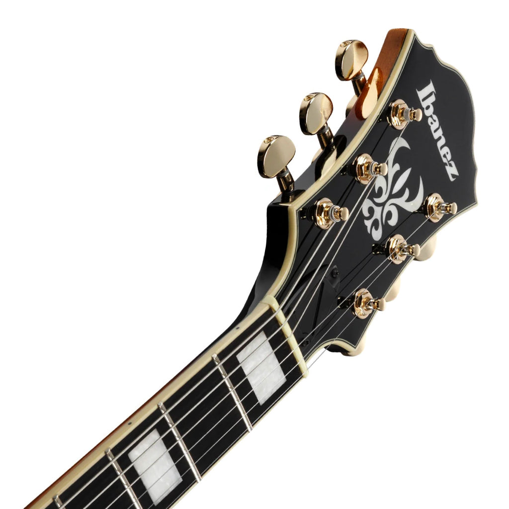 Ibanez AF95FM Antique Yellow Sunburst Electric Guitar - Image 4