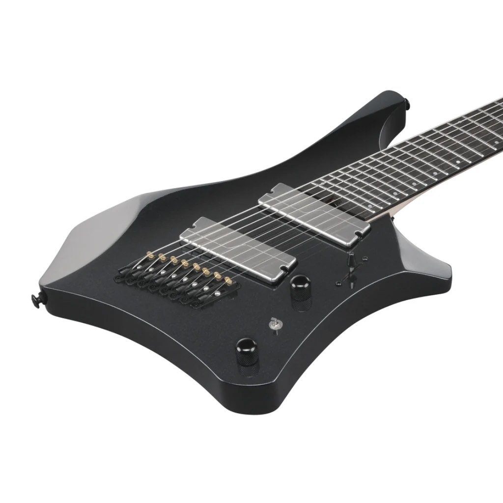 Ibanez ALPHA A528 8-String Electric Guitar - Iron Pewter - Image 8