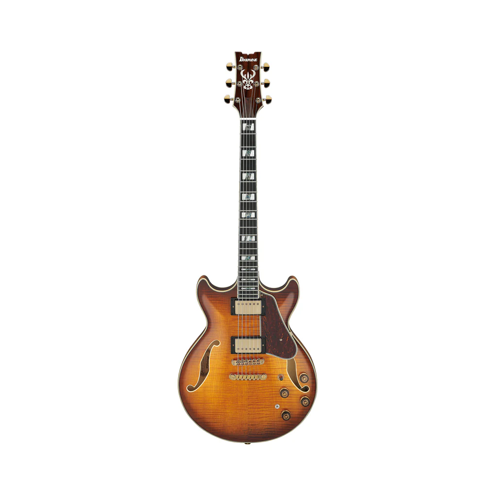 Ibanez AM153FM Artcore Semi-Hollow Electric Guitar - Antique Tobacco Burst - Image 3