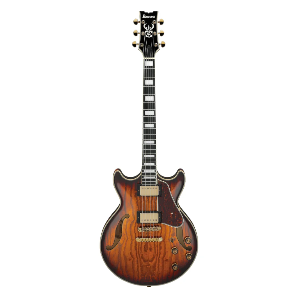 Ibanez AM93QA Electric Guitar - Vintage Violin High Gloss - Image 3