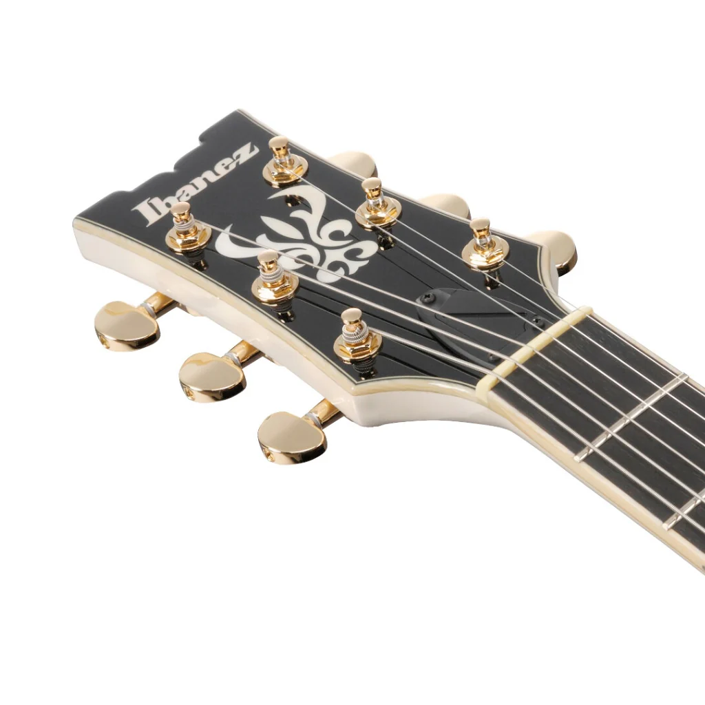 Ibanez AMH90 Artcore Guitar - Ivory - Image 4
