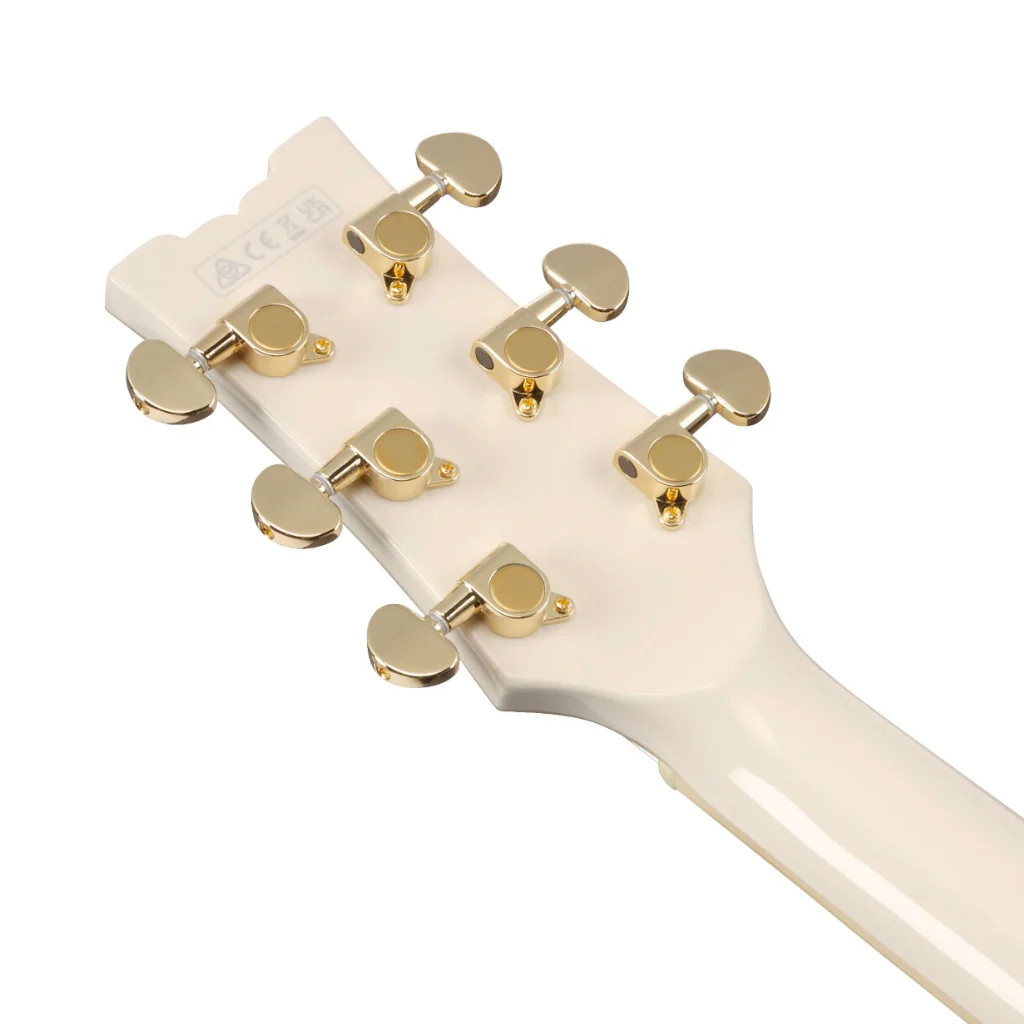 Ibanez AMH90 Artcore Guitar - Ivory - Image 5
