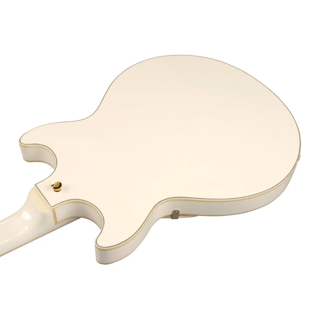 Ibanez AMH90 Artcore Guitar - Ivory - Image 6