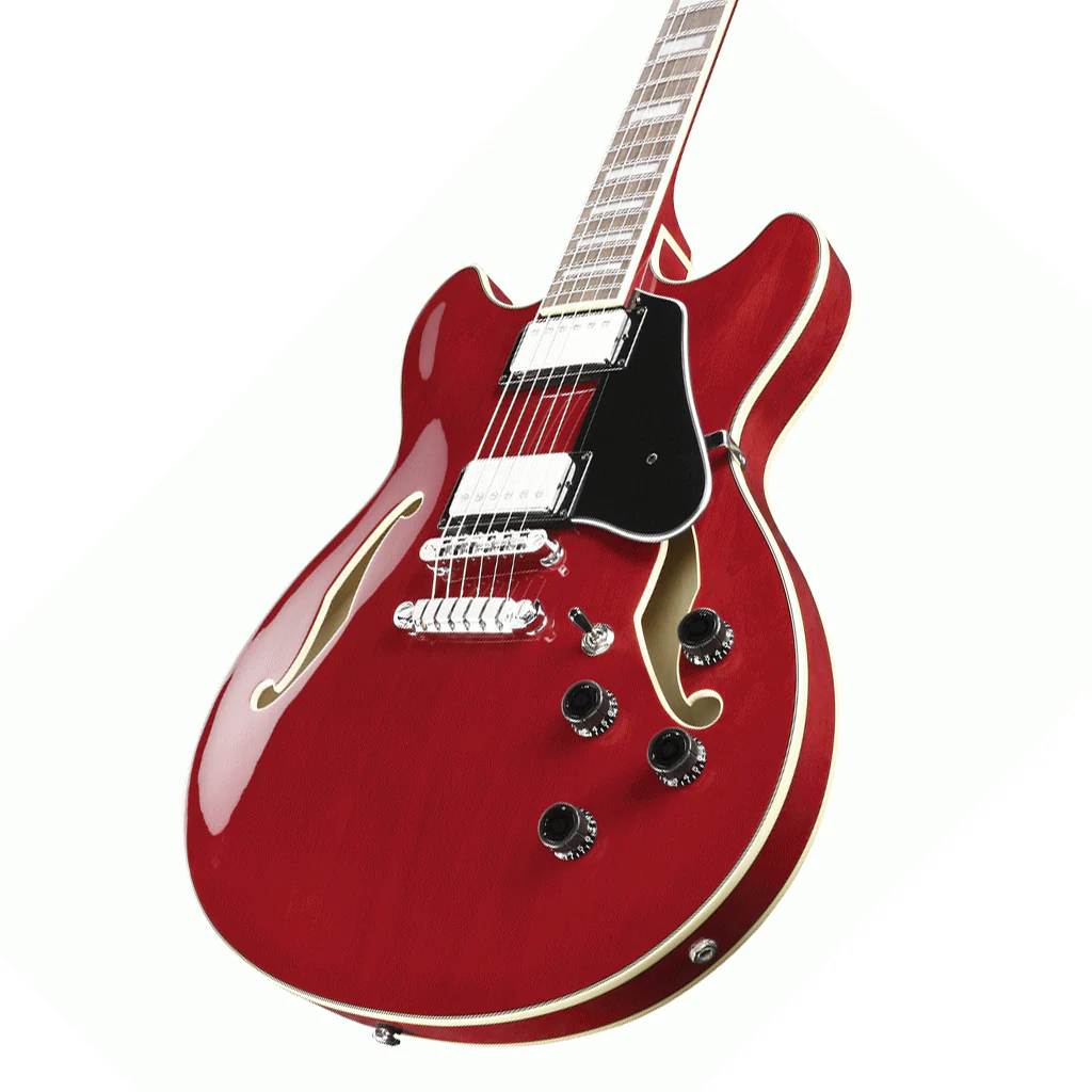 Ibanez - AS73 Artcore Electric Guitar - Transparent Cherry Red - Image 6