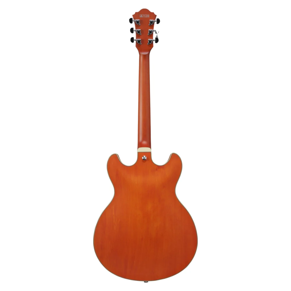 Ibanez AS73T Electric Guitar - Transparent Tangerine Flat - Image 4