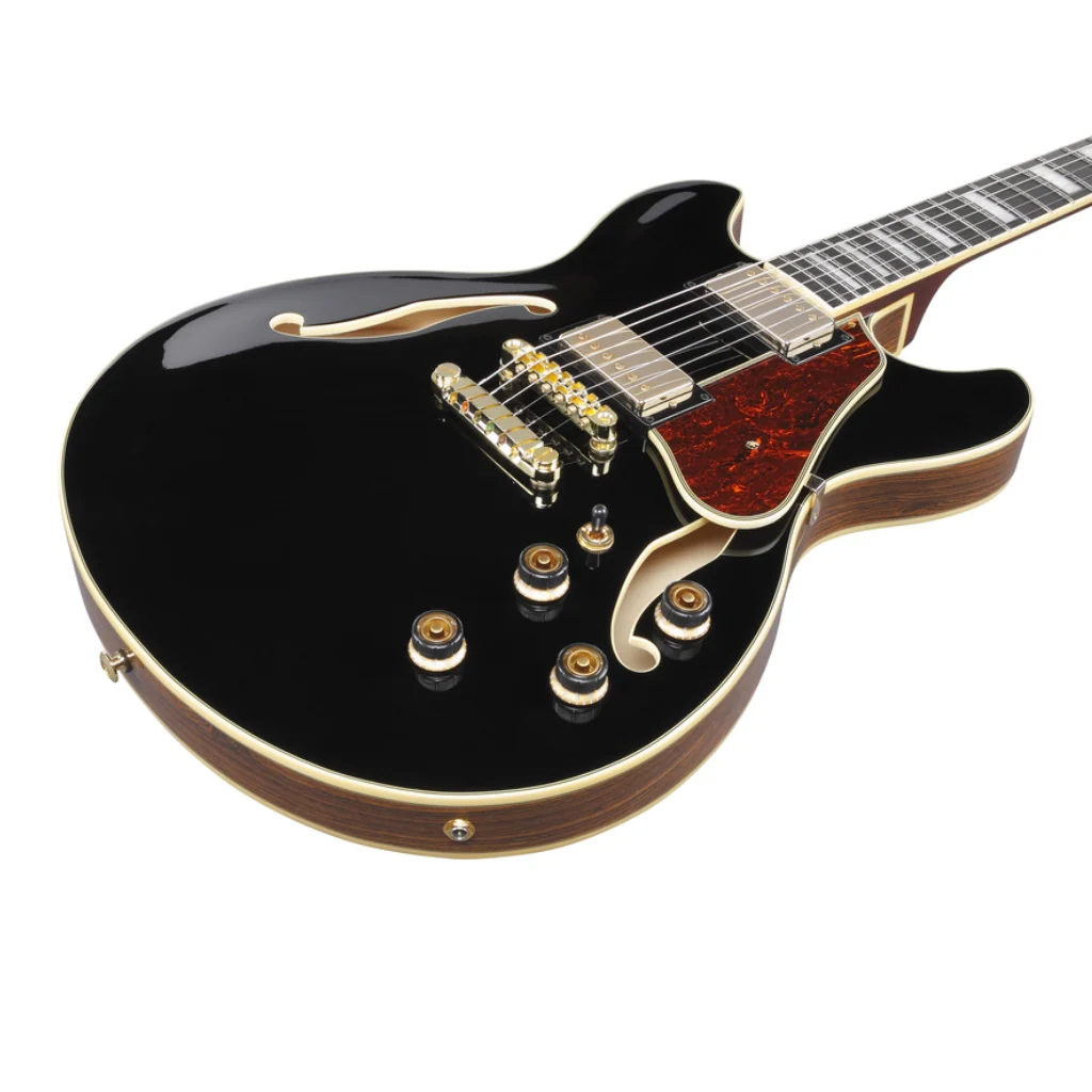 Ibanez AS93BCBK Electro Acoustic Guitar Black - Image 8