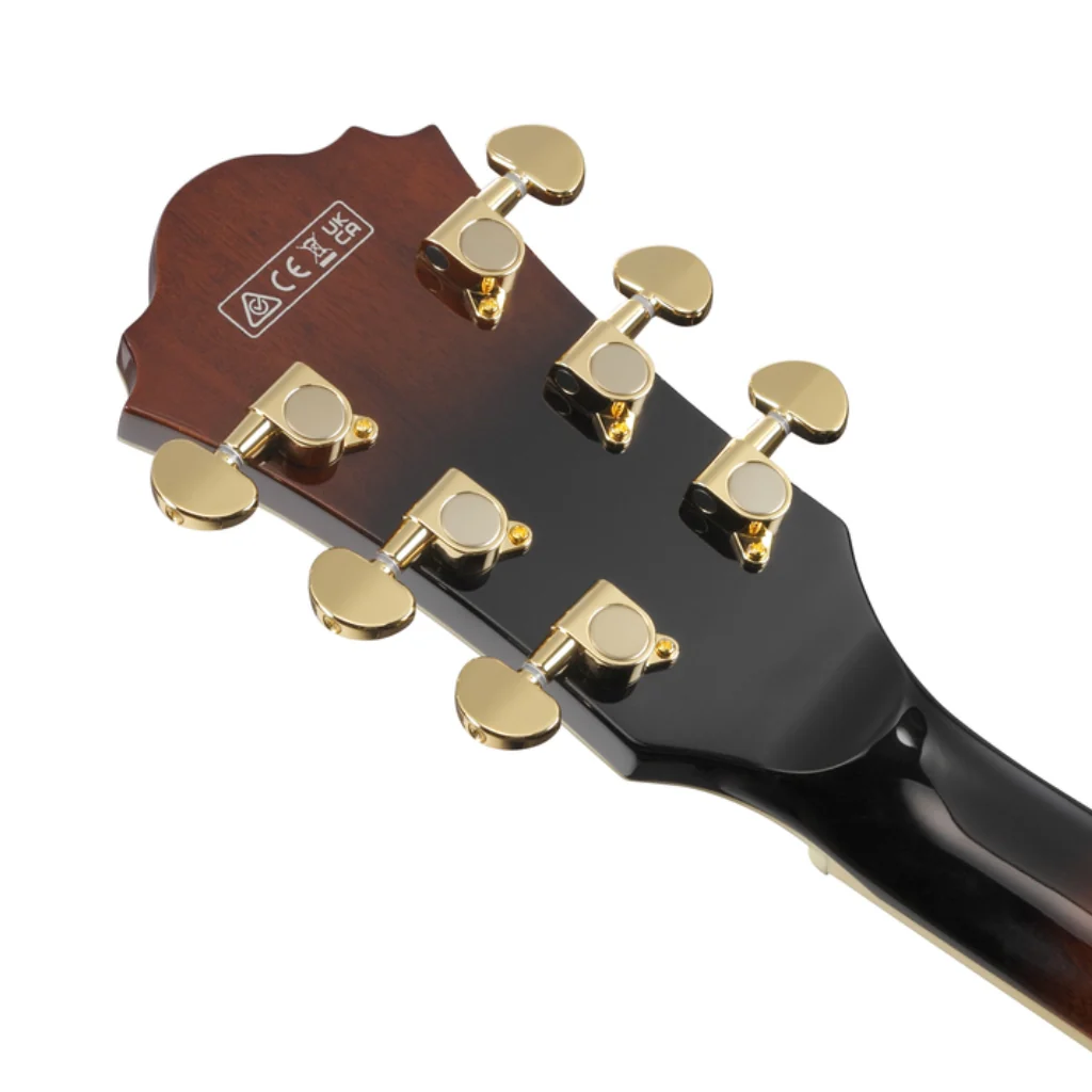 Ibanez AS93QMSP Quilted Maple Top Electric Guitar - Dark Brown Sunburst - Image 7