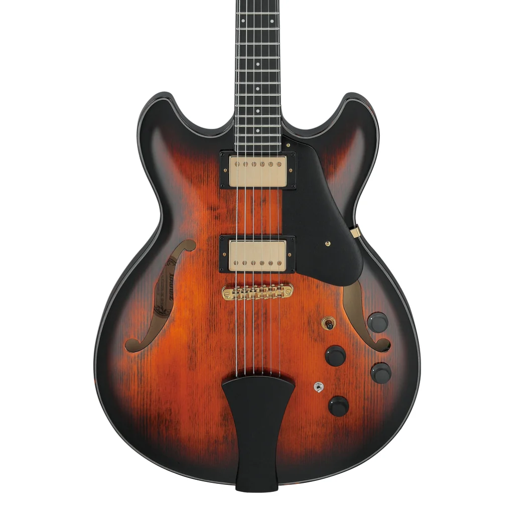 Ibanez ASH300 Semi Acoustic-Electric Guitar - Tobacco Brown
