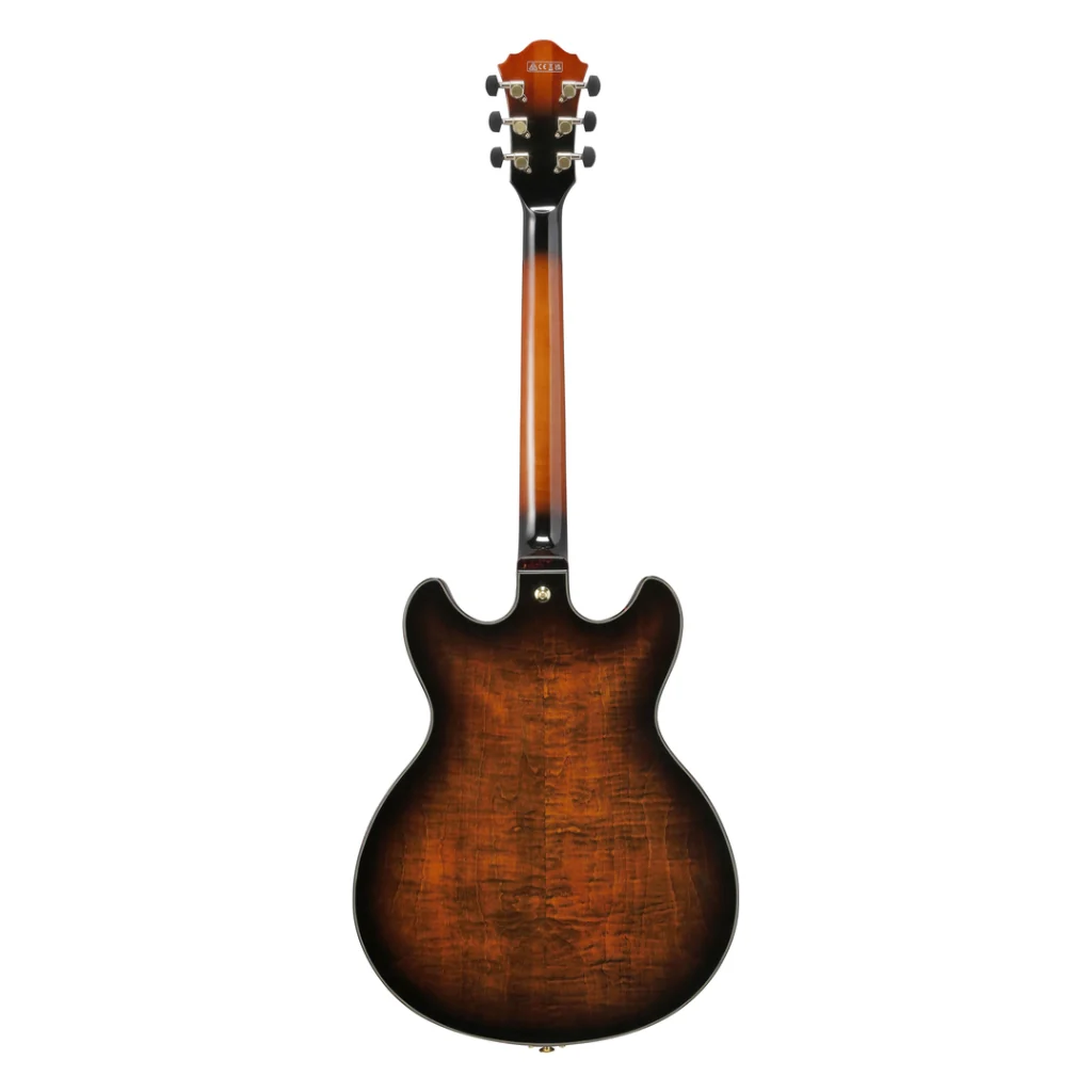 Ibanez ASH300 Semi Acoustic-Electric Guitar - Tobacco Brown - Image 4