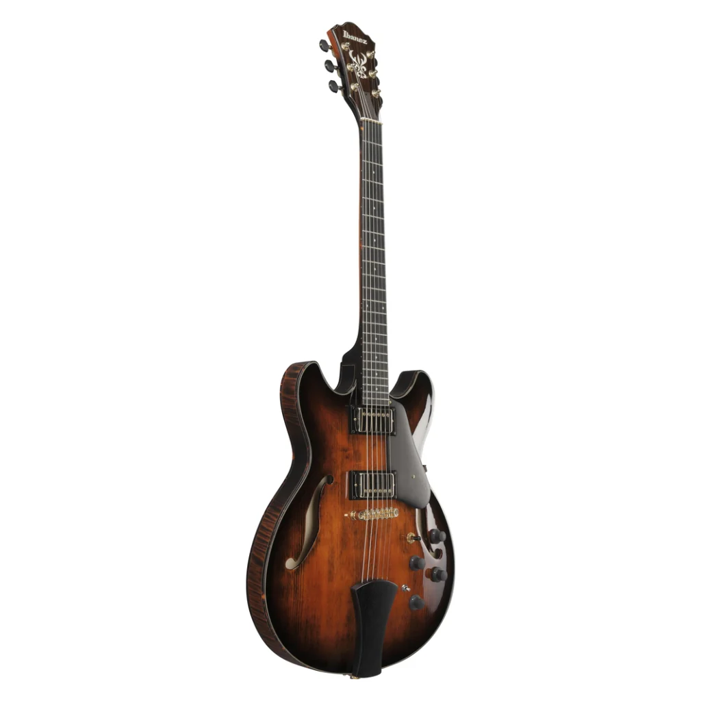 Ibanez ASH300 Semi Acoustic-Electric Guitar - Tobacco Brown - Image 5