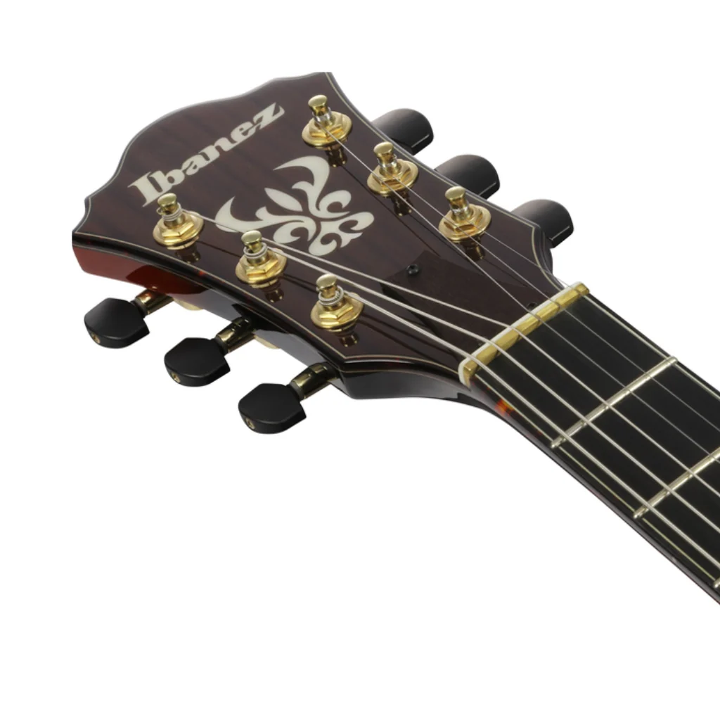 Ibanez ASH300 Semi Acoustic-Electric Guitar - Tobacco Brown - Image 6