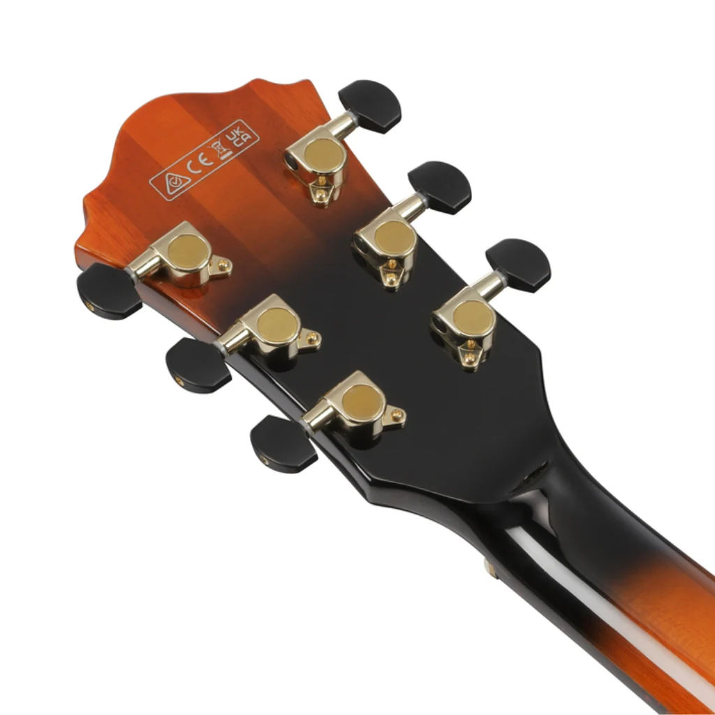 Ibanez ASH300 Semi Acoustic-Electric Guitar - Tobacco Brown - Image 7