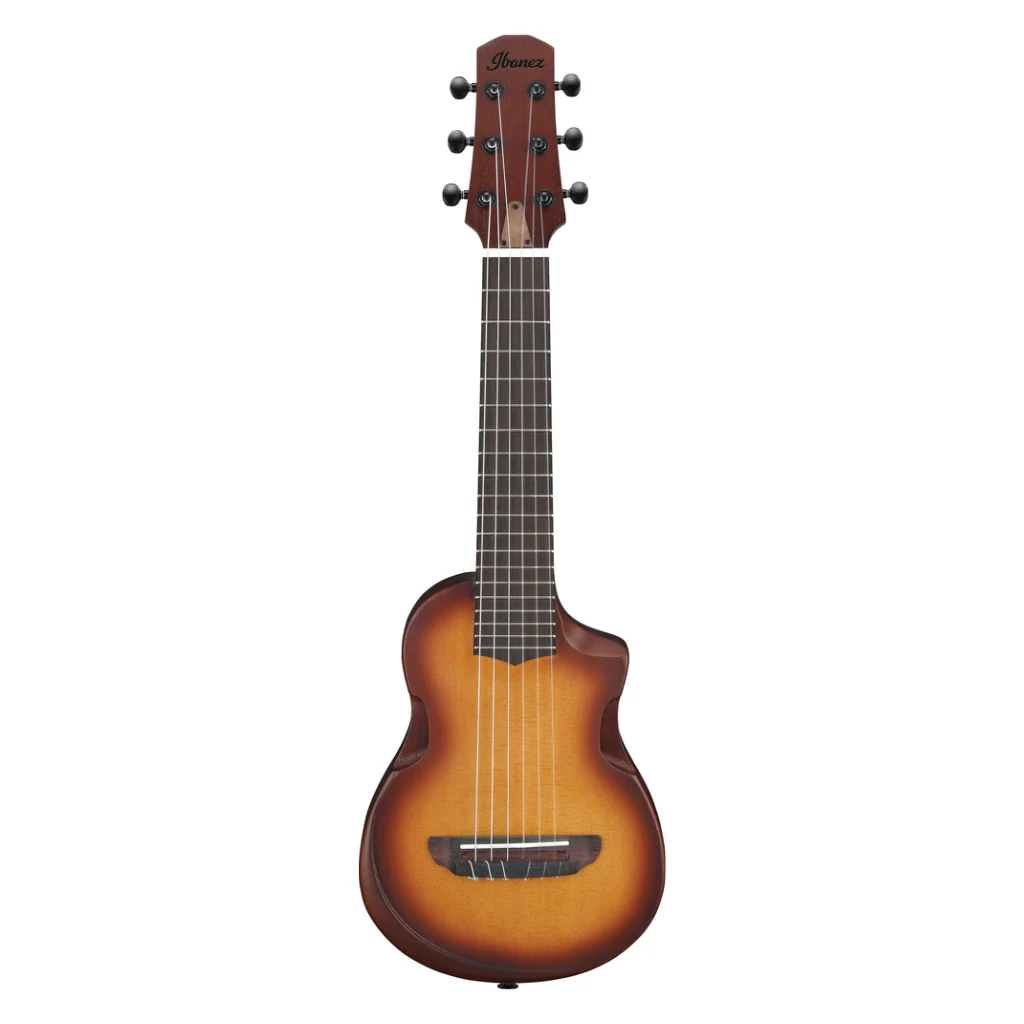 Ibanez AUP10N Ukulele with Bag - Open Pore Light Brown Sunburst - Image 3